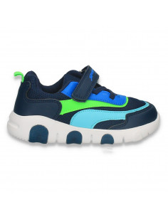 Pantofi sport pentru baieti, bleumarin-verde - W772