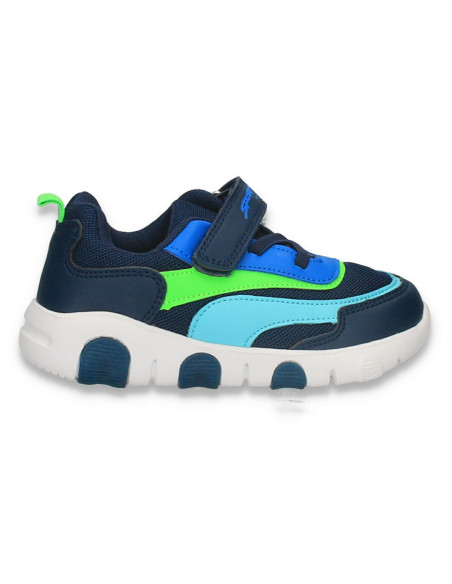 Pantofi sport pentru baieti, bleumarin-verde - W772
