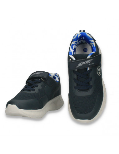 Pantofi sport pentru baieti, bleumarin - W782