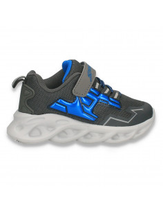 Pantofi sport pentru baieti, gri-albastru - W783