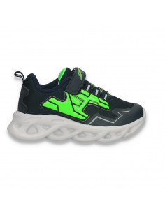Pantofi sport pentru baieti, bleumarin-verde - W785