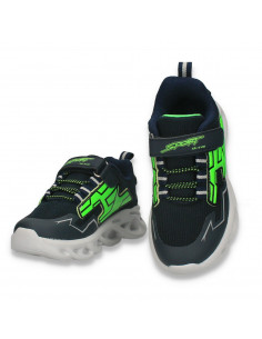 Pantofi sport pentru baieti, bleumarin-verde - W785 2
