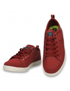 Sneakers din panza pentru barbati, Bordeaux - W891 2