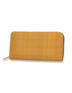 Portmoneu dama, din piele eco, galben - M440