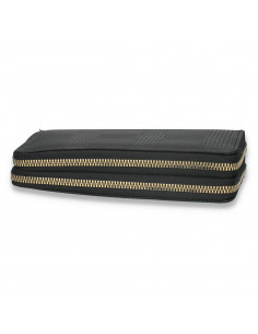 Portmoneu dama, din piele eco, negru - M443 2