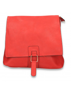Rucsac modern pentru dama, cu imprimeu simplu, rosu - M496