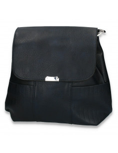 Rucsac modern pentru dama, cu clapeta, bleumarin - M529