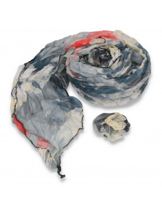 Esarfa dama, gri - M548