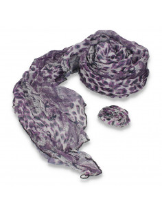 Esarfa dama, violet - M559