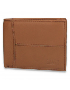 Portofel barbati, model clasic, din piele naturala, maro deschis - M593