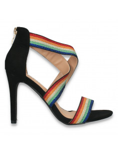 Sandale elegante pentru dama, negre - W997