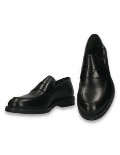 Pantofi din piele, pentru barbati, eleganti, negri - W1104 2