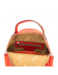 ELLA ICON RUCSAC DE DAMA HEART ROSU 24x27x11 CM - M612 2