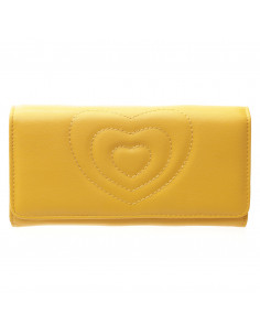 ELLA ICON PORTOFEL DE DAMA HEART GALBEN - M637
