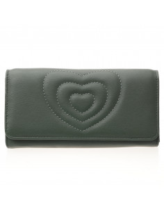 ELLA ICON PORTOFEL DE DAMA HEART VERDE INCHIS - M638