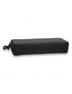 Portmoneu dama, din piele, negru - M670 2