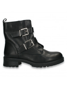 Ghete dama, stil retro, negre - W1173