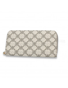 Portmoneu dama, din piele eco, bej-gri - M702