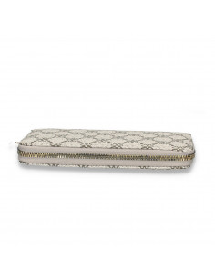 Portmoneu dama, din piele eco, bej-gri - M702 2