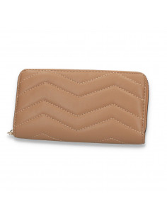 Portmoneu dama, din piele eco, maro - M703