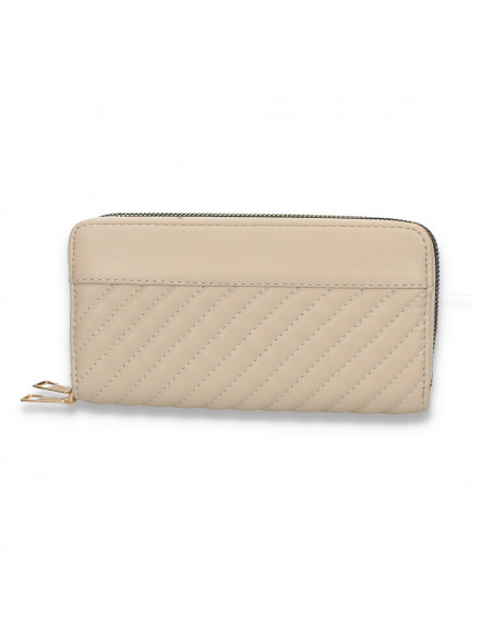 Portmoneu dama, din piele eco, bej - M710