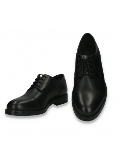 Pantofi stil clasic, din piele, pentru barbati, negri - W1237 2