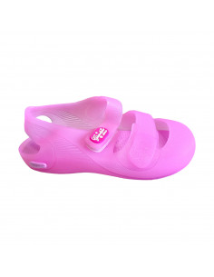sandale fete, sandale fete din pvc, sandale fete din material sintetic, sandale roz pentru fete, sandale fete cu scai