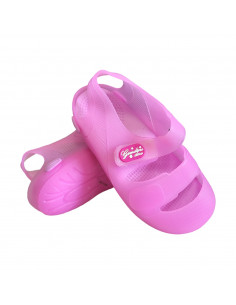 sandale fete, sandale fete din pvc, sandale fete din material sintetic, sandale roz pentru fete, sandale fete cu scai 2