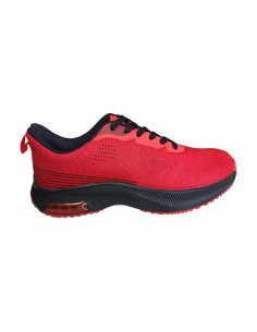 pantofi sport barbati, pantofi sport barbati din textil, pantofi sport barbati negri cu rosu