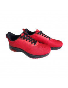 pantofi sport barbati, pantofi sport barbati din textil, pantofi sport barbati negri cu rosu 2