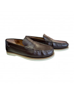 pantofi barbati, pantofi barbati tip mocasini, pantofi barbati maro inchis, mocasini barbati maro, pantofi barbati office 2