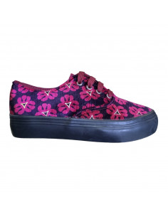 pantofi femei, pantofi dama, sneakers femei, pantofi mov, pantofi cu siret, snakers cu talpa inalta