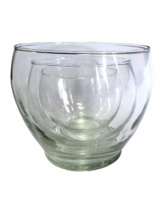 Set 3 recipiente din sticla, pentru decor, in 3 marimi 2