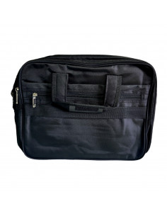 Geanta laptop, culoare neagra, compartimentat, stil office 2