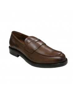 Pantofi eleganţi din piele naturală, pentru bărbaţi, maro 2