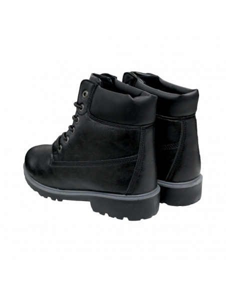 Ghete casual din piele ecologică, pentru bărbaţi, negre