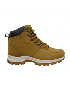 Ghete casual din piele ecologică, pentru bărbaţi, galben muştar