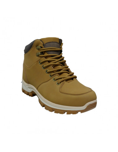 Ghete casual din piele ecologică, pentru bărbaţi, galben muştar