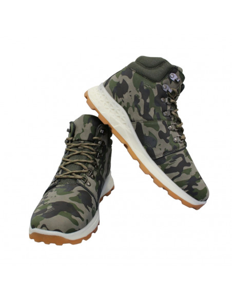 Ghete din piele ecologică, casual/sport, pentru bărbaţi, model army, culoare verde