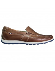 Mocasini casual pentru barbati, piele naturala, culoare maro