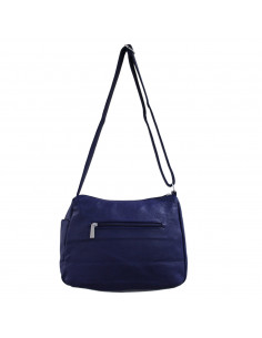Geantă BB.Cavalli.BB, pentru femei, piele ecologică, model cu împletitură, culoare bleumarin 2