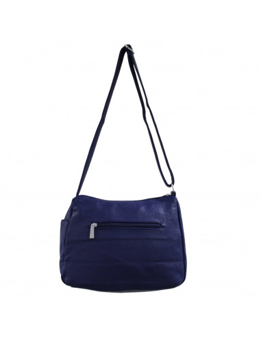 Geantă BB.Cavalli.BB, pentru femei, piele ecologică, model cu împletitură, culoare bleumarin