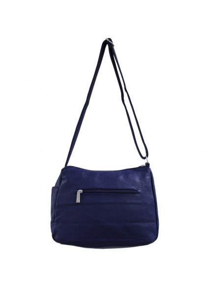Geantă BB.Cavalli.BB, pentru femei, piele ecologică, model cu împletitură, culoare bleumarin