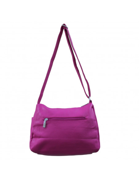 Geantă BB.Cavalli.BB, pentru femei, piele ecologică, model cu împletitură, culoare fucsia