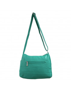 Geantă BB.Cavalli.BB, pentru femei, piele ecologică, model cu împletitură, culoare verde 2