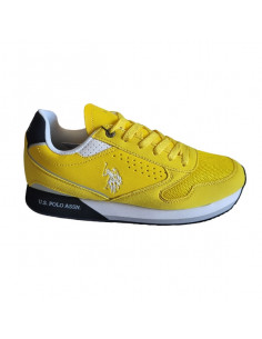 Pantofi sport pentru barbati, piele ecologica si textil, alb cu gri deschis