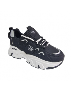 Pantofi tip sneakers din piele ecologica, pentru femei 2