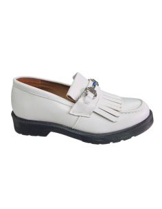 Pantofi dama din imitatie velur, cu toc mediu, maro - W303
