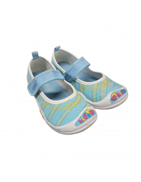 Pantofi sport de vara, pentru fete, alb-fucsia - LS528