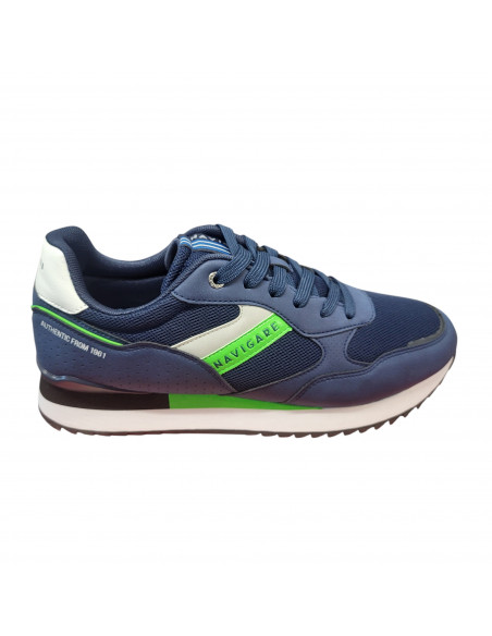 Pantofi sport bărbaţi, piele naturală şi textil, alb/gri/negru